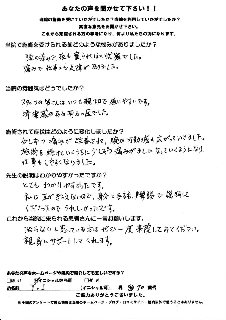 アンケート